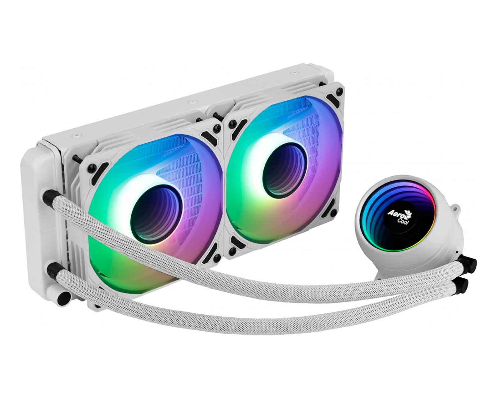 Foto 1 | Enfriamiento Aerocool Mirage L240 Argb Bomba 2300rpm Intel/amd Blanco