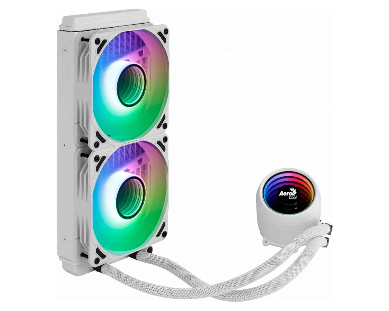 Foto 2 | Enfriamiento Aerocool Mirage L240 Argb Bomba 2300rpm Intel/amd Blanco