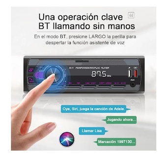 Foto 2 | Estéreo Reproductor Eo Safe Imports ESI-517 color Negro MP3 Radio con BT Aux USB SD