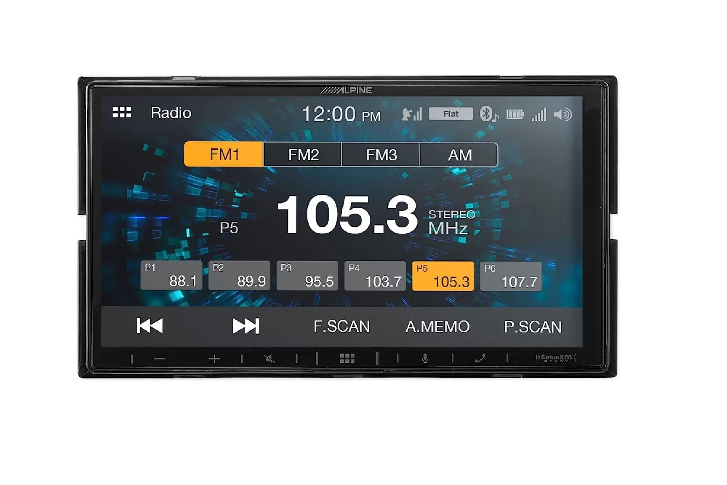 Estéreo para Automóvil Alpine a484 color Negro $12,885
