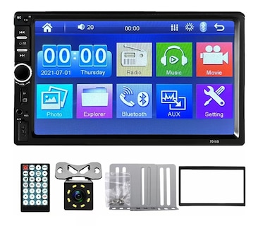 Foto 2 | Auto Estéreo Táctil Bluetooth Belug con Usb/Fm/Aux Y Cámara