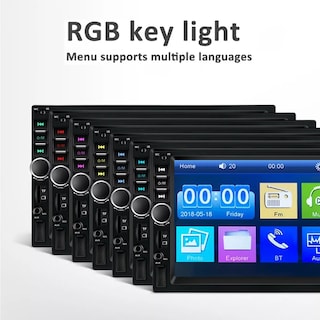 Foto 5 | Auto Estéreo Táctil Bluetooth Belug con Usb/Fm/Aux Y Cámara
