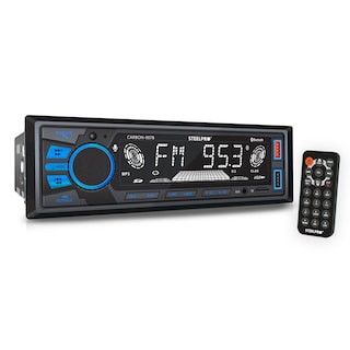 Foto 1 | Autoestéreo Steelpro Bluetooth Usb/sd 1 Din Carbon-907b