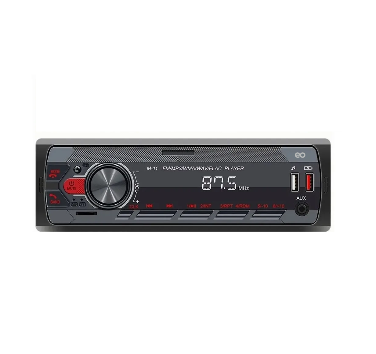 Foto 2 pulgar | Autoestéreo Reproductor MP3 Radio con BT Aux USB SD Eo Safe Imports ESI-2295-1 Negro