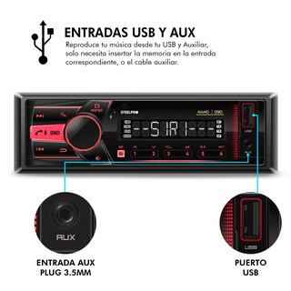 Foto 6 | Autoestéreo Steelpro con Bluetooth