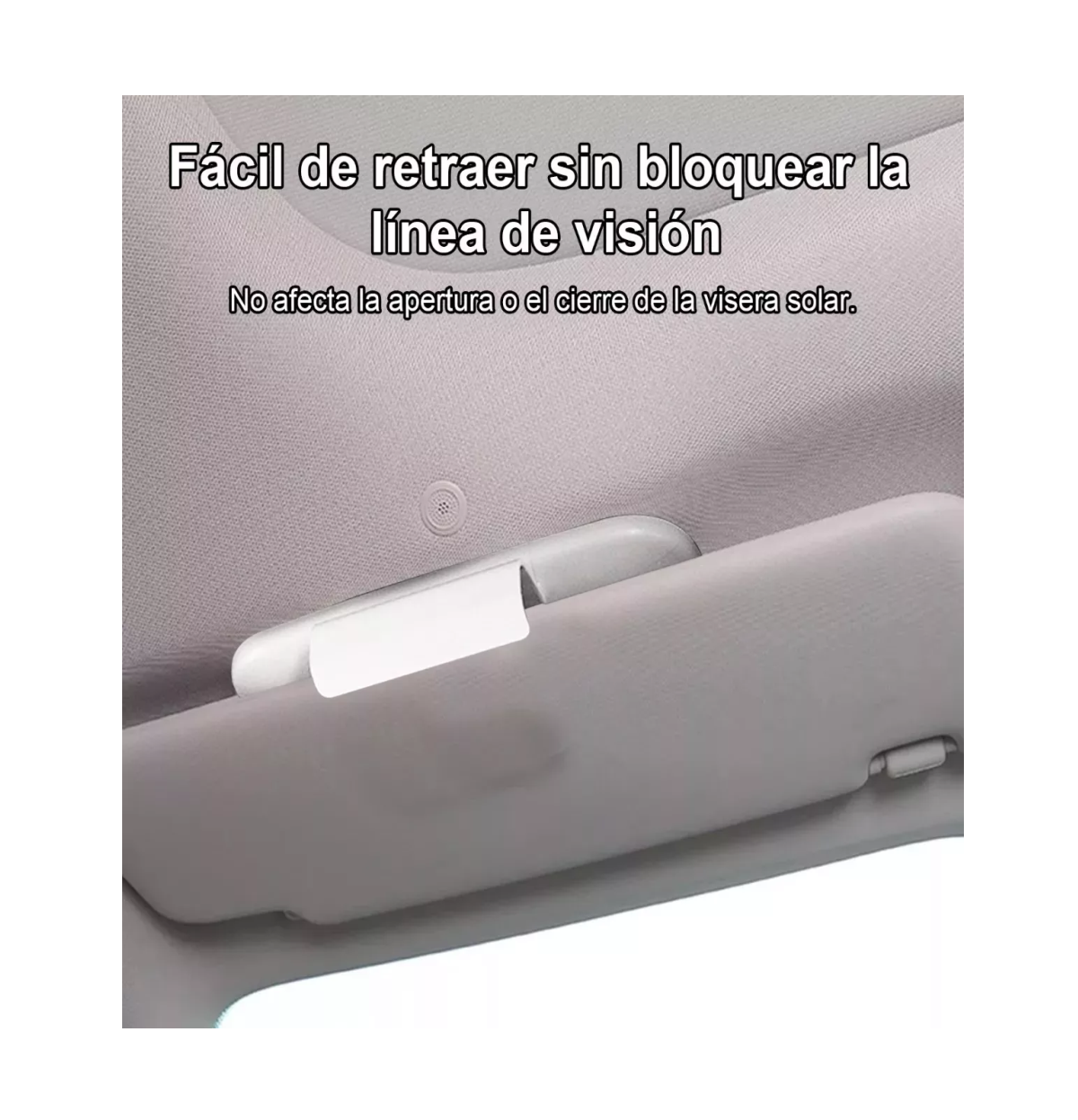 Foto 6 pulgar | Espejo De Maquillaje Lab.g De Visera De Coche Con 3 Modos Luz Led Blanco