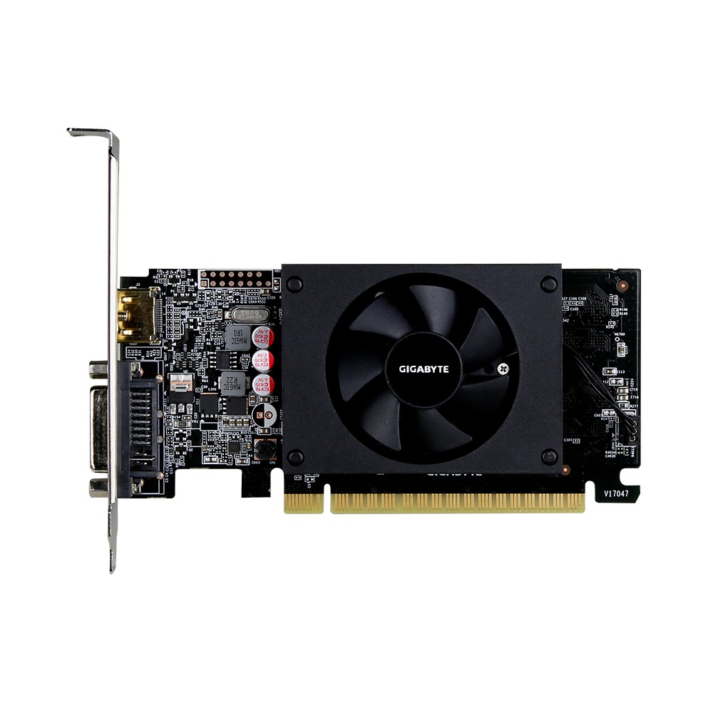 Tarjeta Gráfica Gigabyte Gt710 2 GB Ddr5 HDMI Dvi Pci Express 2.0