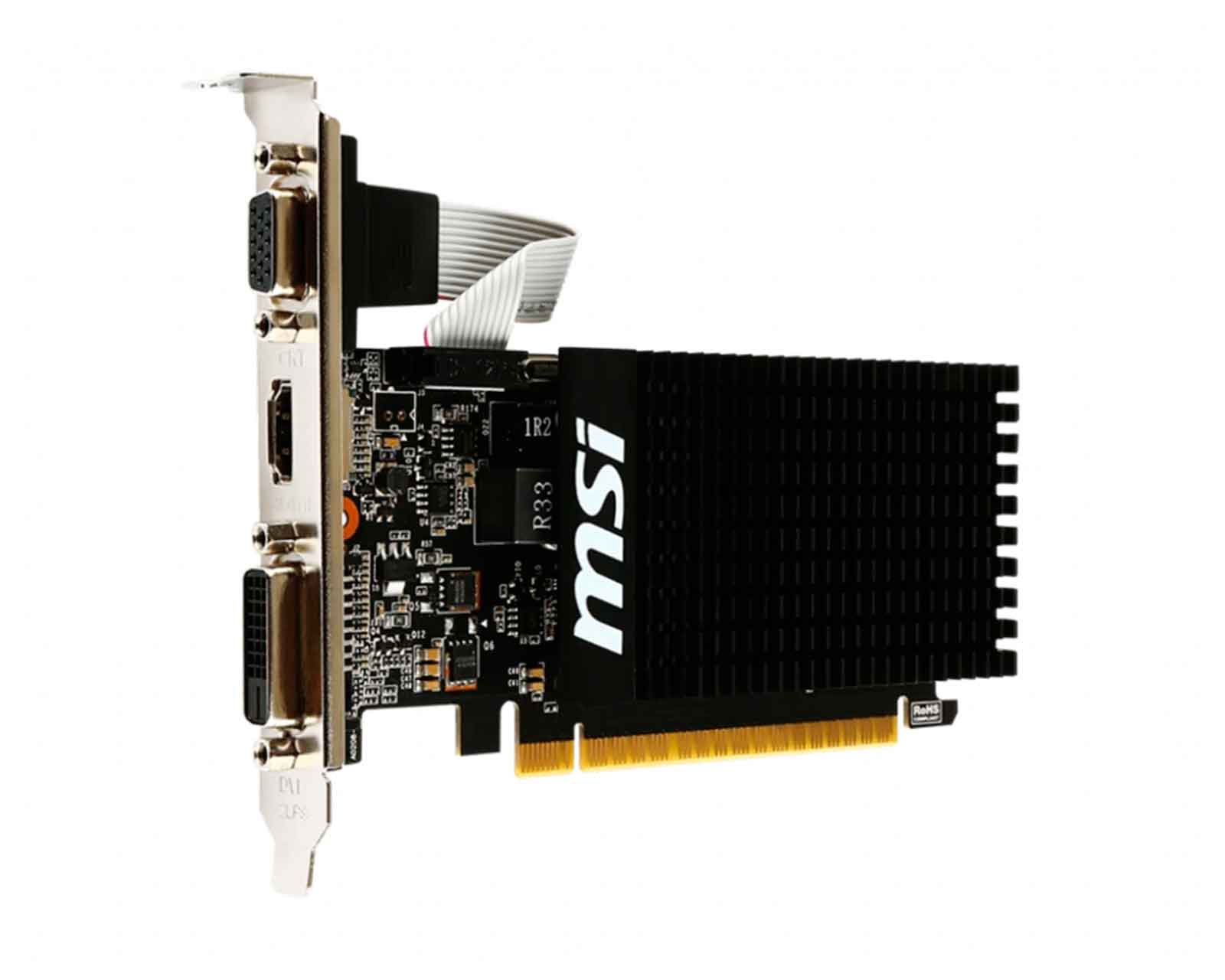 Foto 4 pulgar | Tarjeta Tvideo Msi Geforce Gt 710 1gb Gddr3 Gt710 1gd3h Lp