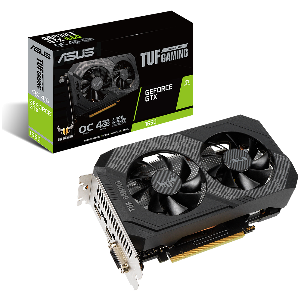 Foto 2 pulgar | Tarjeta de Video Asus Tuf Gaming Geforce Gtx 1650 Oc 4gb Gddr6 Tuf-gtx1650-o4gd6-p-gaming