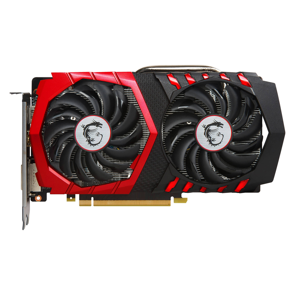 Foto 3 pulgar | Tarjeta de Video Msi Geforce Gtx 1050 color Rojo Ti Gaming X 4gb Oc Gddr5