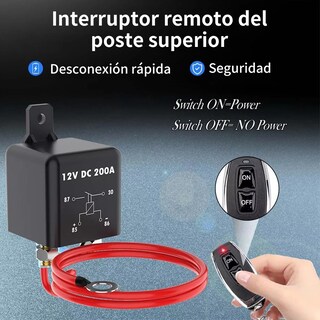 Foto 2 | Interruptor De Desconexión De Batería Para Coche Eo Safe Imports Esi-13816 Multicolor