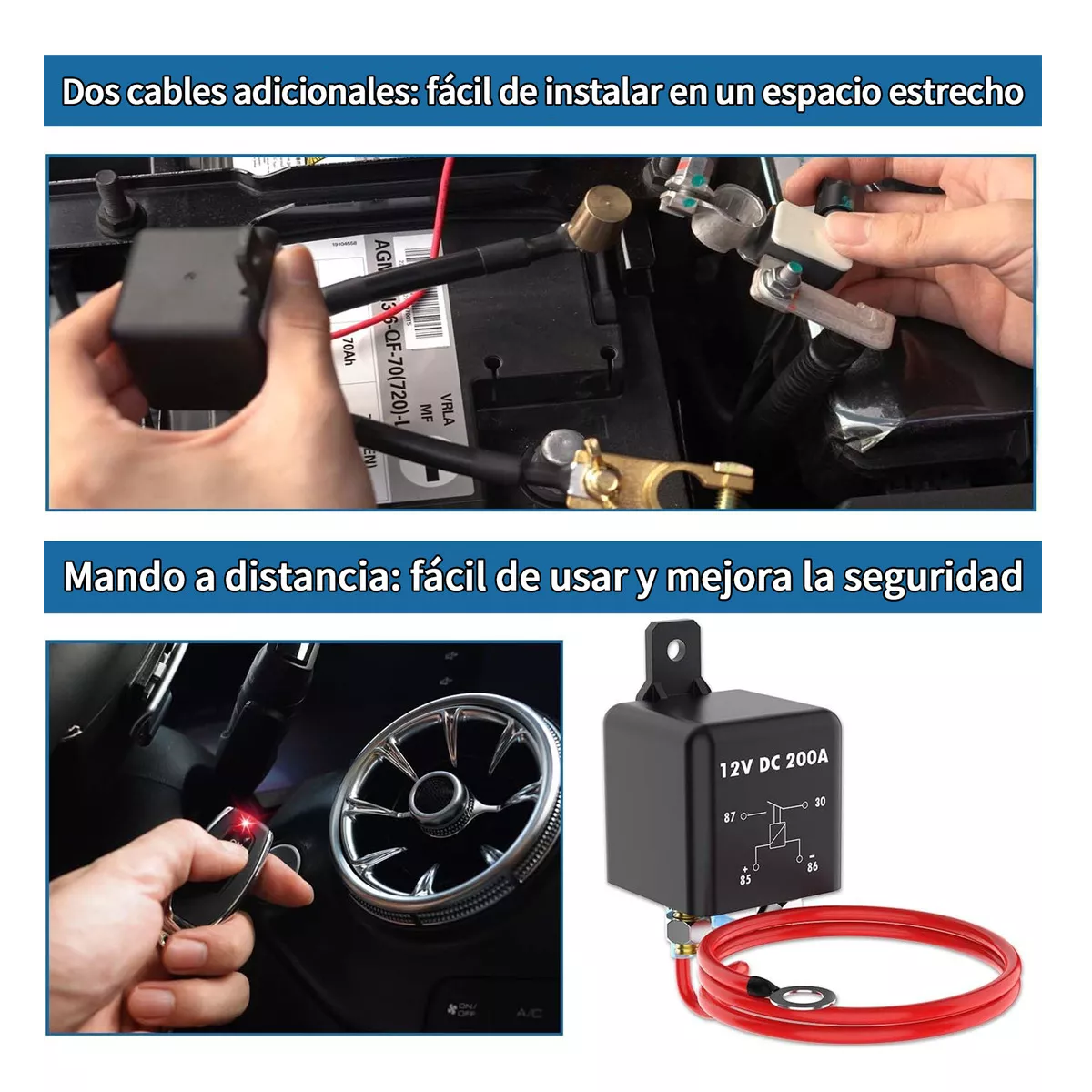 Foto 4 pulgar | Interruptor De Desconexión De Batería Para Coche Eo Safe Imports  Esi-13816 Multicolor