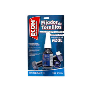 Foto 1 | Fijador de Tornillos Ecom Azul de 10 G