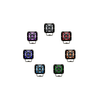 Foto 3 | Par Faros Dually Rigid 202053 Radiance Rgb Niebla 4x4