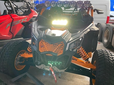 Foto 2 | Barra Led 10 Pulg Adaptable Compatible Con Wrangler Y Otros Modelos | Dunari Powersports | A1912 | Color Blanco