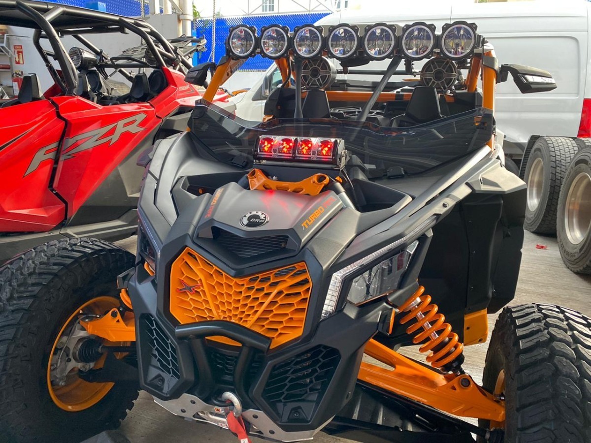 Foto 2 | Barra Led 10 Pulg Adaptable Compatible Con Wrangler Y Otros Modelos | Dunari Powersports | A1913 | Color Rojo