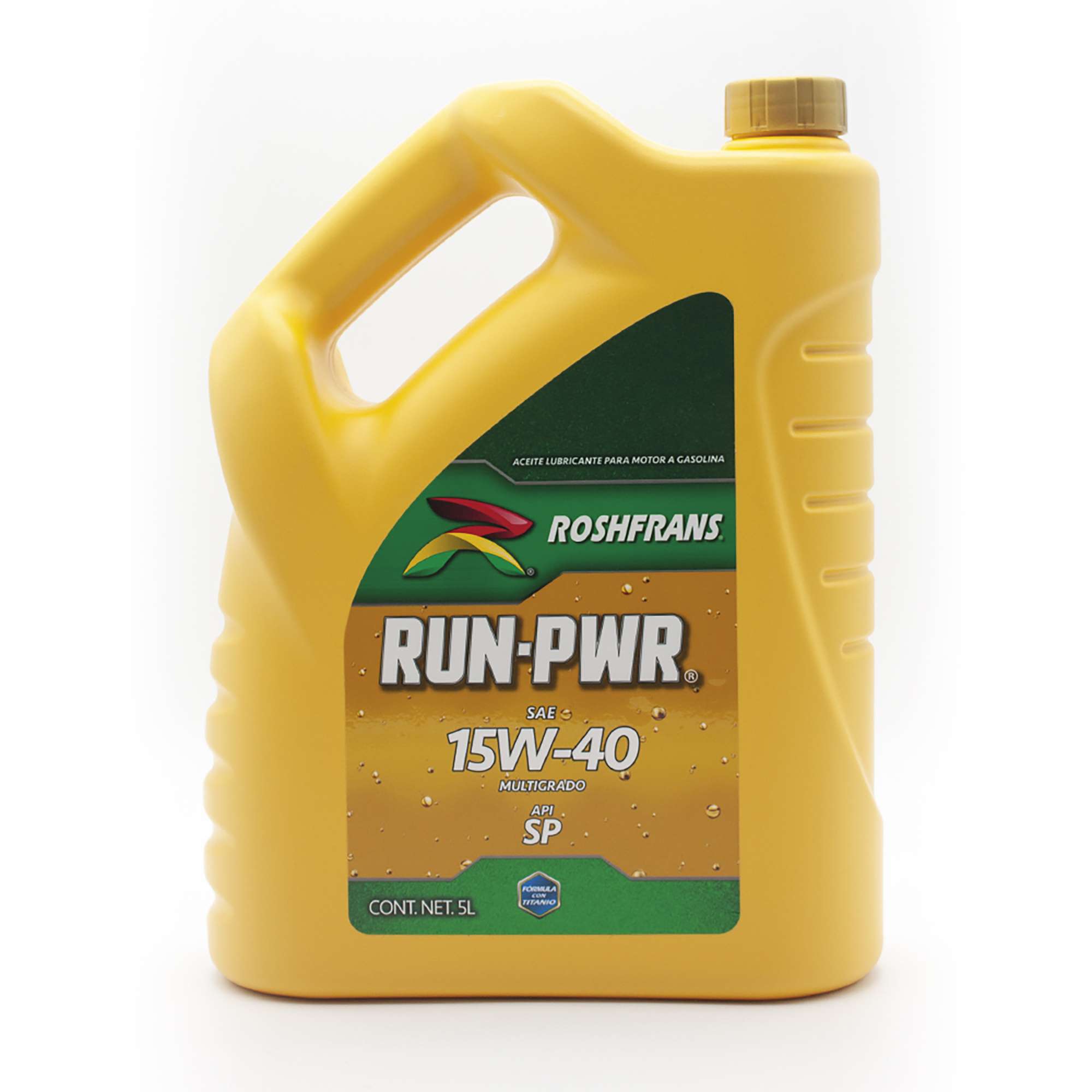 Foto 2 pulgar | Aceite Motor Multigrado Roshfrans Run-pwr 15w-40 Sp 5 L