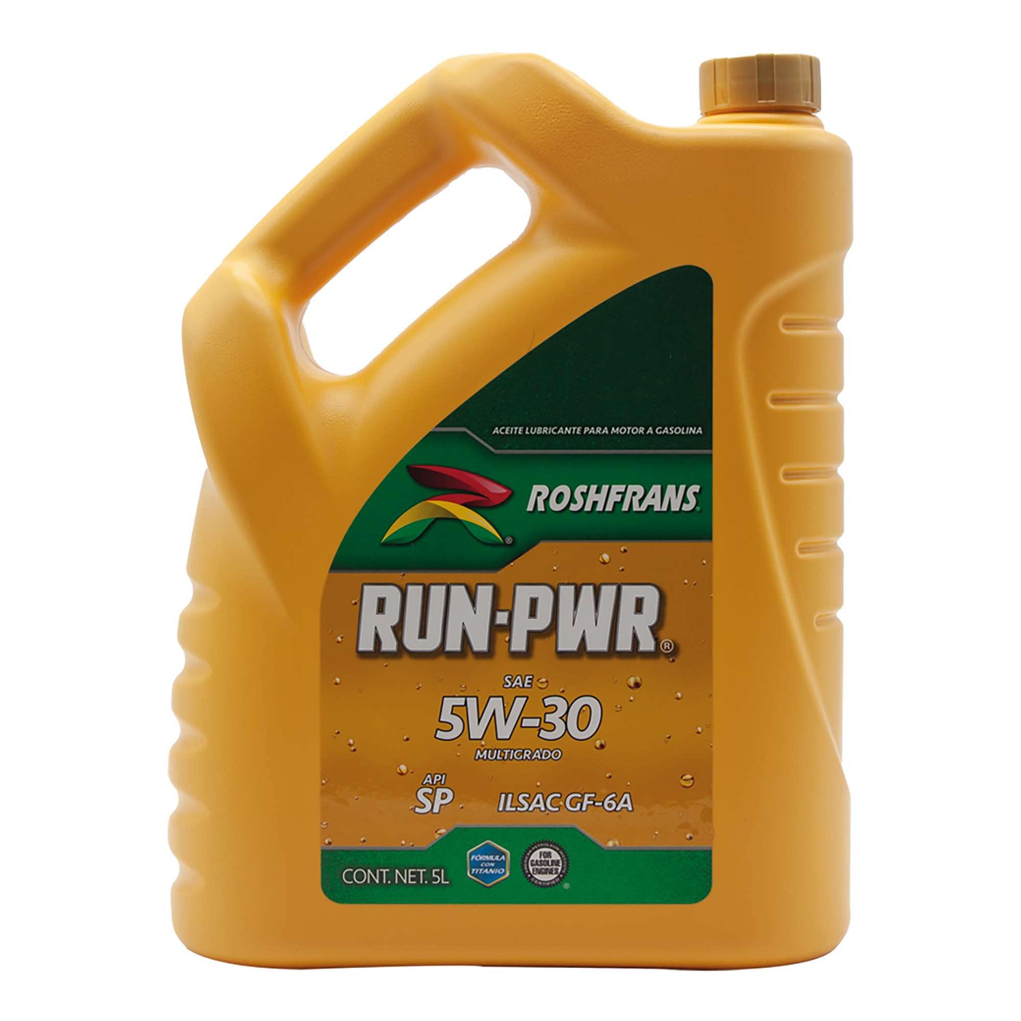 Foto 2 pulgar | Aceite Motor Multigrado Roshfrans Run-pwr 5w-30 - 5 L