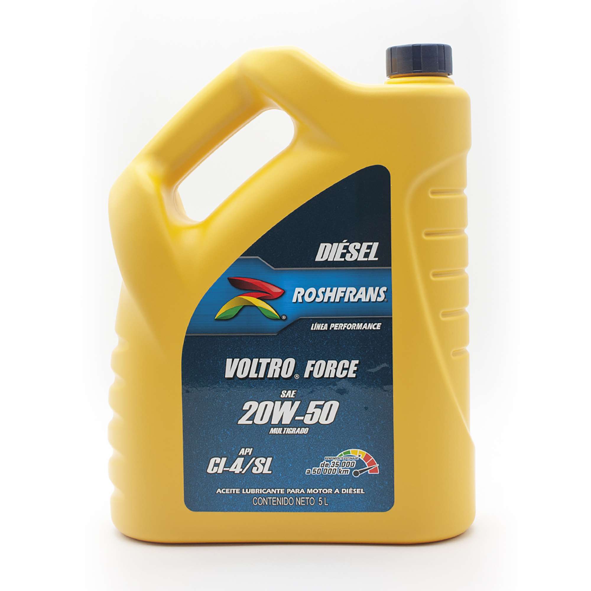 Aceite Motor Diésel Multigrado Roshfrans Voltro Force 20w-50 - 5 L