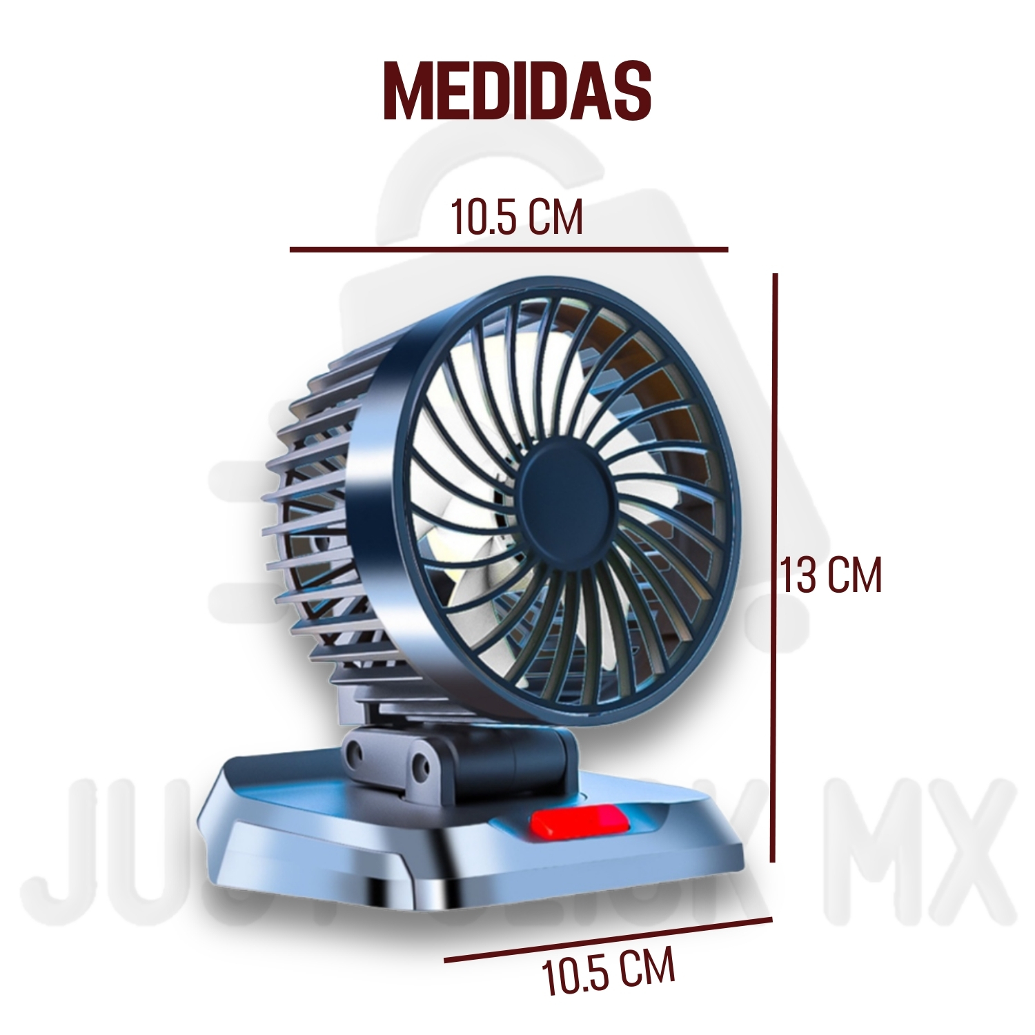 Foto 6 | Ventilador para Coche JustClick MX Usb 3 Velocidades