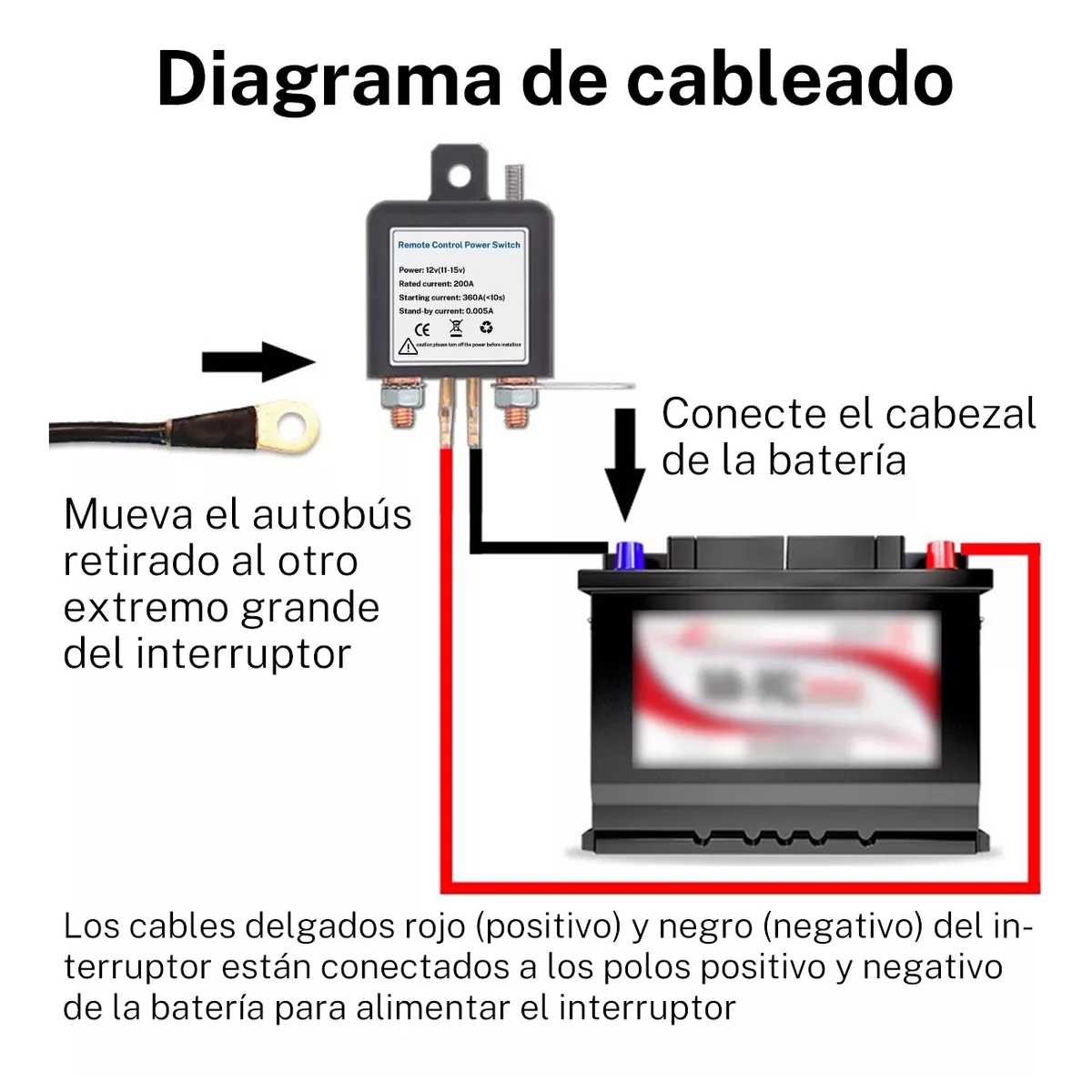 Foto 4 pulgar | Interruptor de Desconexión de Batería de Automóvil Eo Safe Imports Esi-13466 Multicolor