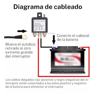 Foto 3 | Interruptor De Desconexión De Batería De Automóvil Eo Safe Imports Esi-13466-1 Multicolor