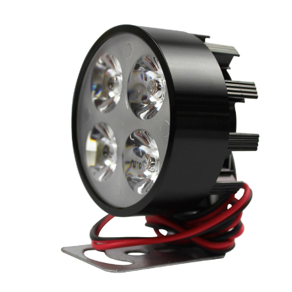 Foto 3 pulgar | Faro Auxiliar Roda 4 LED con Estrobo Negro 12V 4W