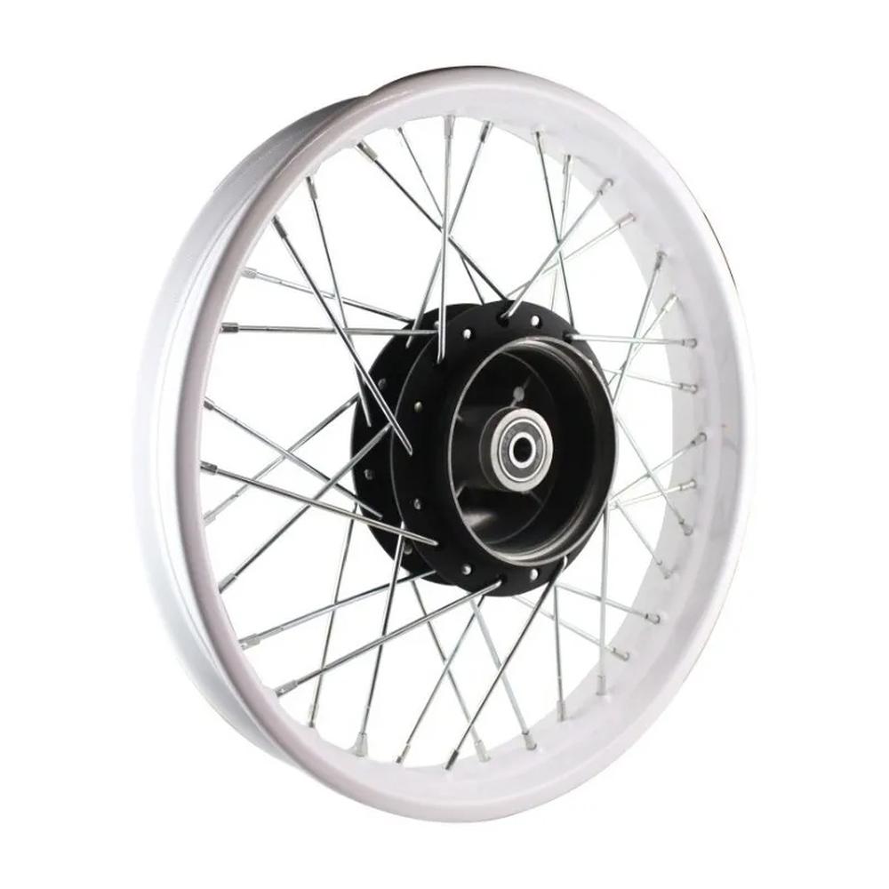 Rin Trasero Completo Para Motocicleta Italika Dm200 Color Blanco