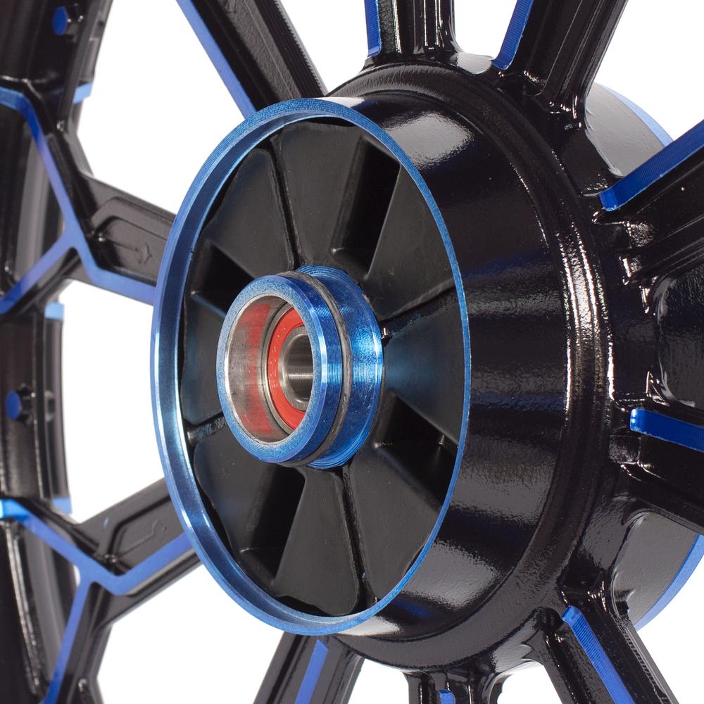 Foto 4 | Par de Rines Kinlley Azules Aspas Aluminio Delantero Trasero Moto Ft125 Ft150