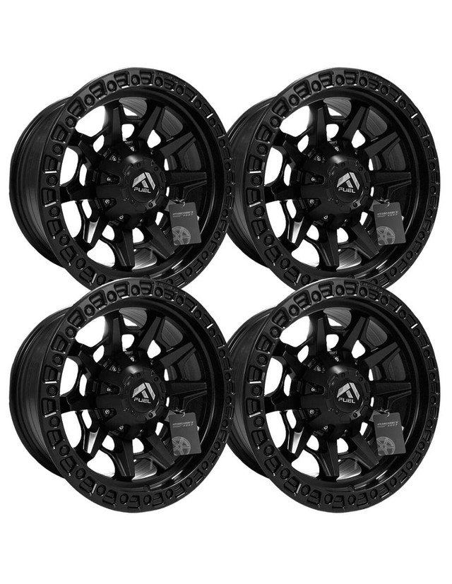 Rin 16 5x139.7/150 Ram Pick Up 1500, Tracker, Econoline Matt Black Imp Wheels