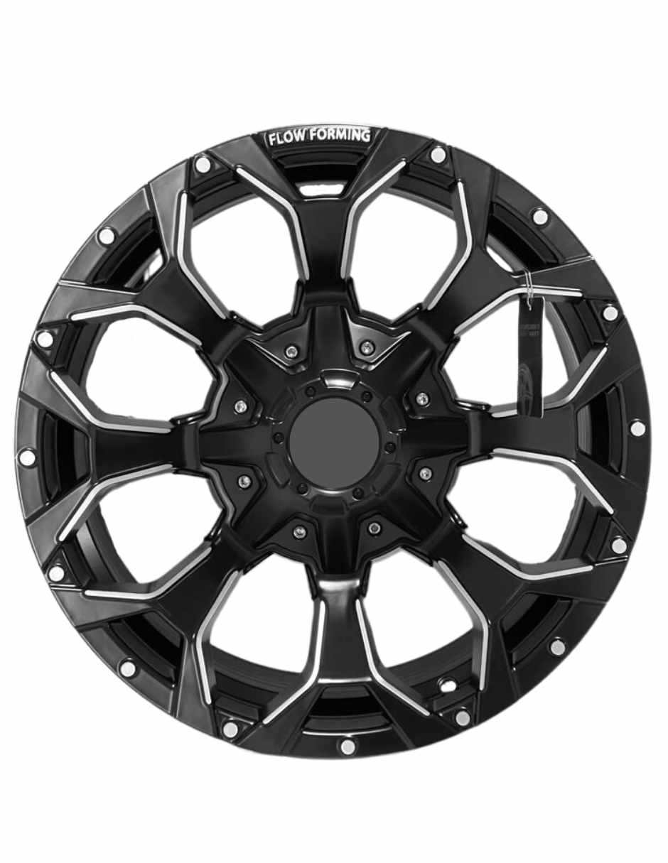 Foto 4 pulgar | Rin 17 5x150 Toyota Land Cruiser, Tundra Imp Wheels Matt Blk Machine Face