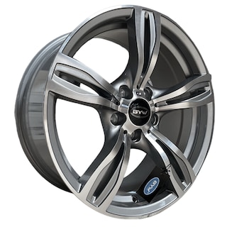 Foto 2 | Rines Gun Metal Machine Face 18 5x112 Jetta/Golf/Audi/Mercedes