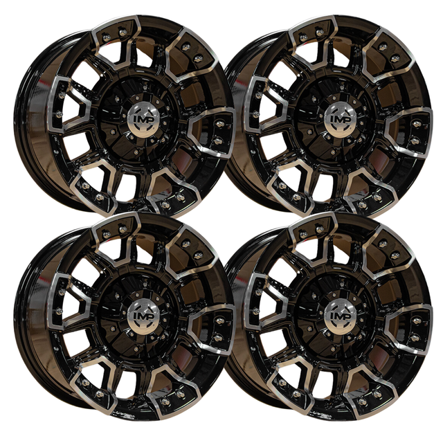 Foto 2 pulgar | Juego de 4 Rines Imp Wheels 16 6 x 135/139.7