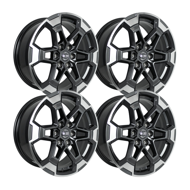 4 Rines 16 6x114.3 Gunmmetal Nissan Estacas,frontier, Navara