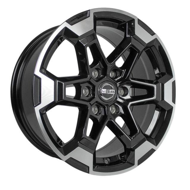 Foto 3 pulgar | 4 Rines 17 6x114.3 Black Face Nissan Np300 Estacas, Frontier