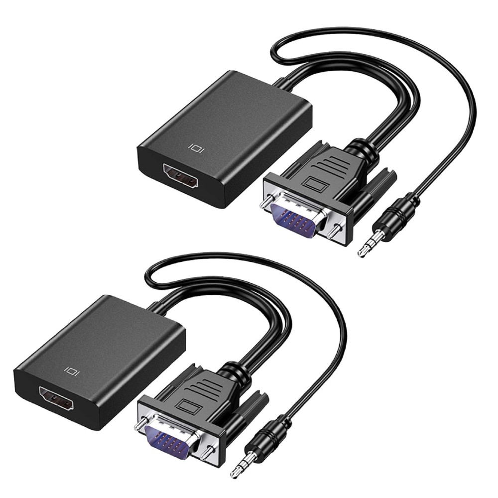 Cable Convertidor Video Vga a Hdmi Genérico 2 Piezs