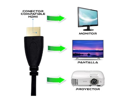 Foto 3 | Cable Micro Hdmi - Hdmi Virtual Zone Para Cámara Digital Go Pro O Tablet