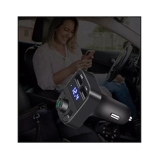 Foto 3 | Transmisor Fm Bluetooth Cargador Doble Usb Manos Libres Eo Safe Imports Esi-3861 color Negro