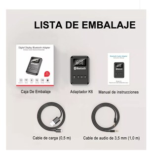 Foto 2 | Transmisor con Bluetooth Lab.G color Negro