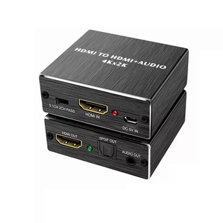Foto 1 | Hdmi Extractor De Audio Divisor Óptico Spdif Coaxial Eo Safe Imports Esi-5045 Negro