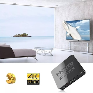 Foto 4 | Divisor Hdmi 4k Con Cable Hdmi Eo Safe Imports Esi-5043 Negro