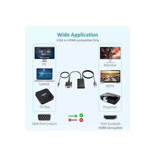 Foto 3 | Convertidor de Video Eo Safe Imports Esi6357 Full Hd color Negro