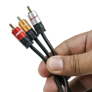 Foto 3 | Cable RCA MASTER ELECTRÓNICOS para Audio y Video Mc-3rca-3rca2 color Negro