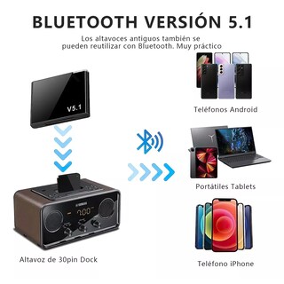 Foto 2 | Receptor Audio Bluetooth 30pin Inalámbrico Para Bose Sound Eo Safe Imports Esi-9429 Negro