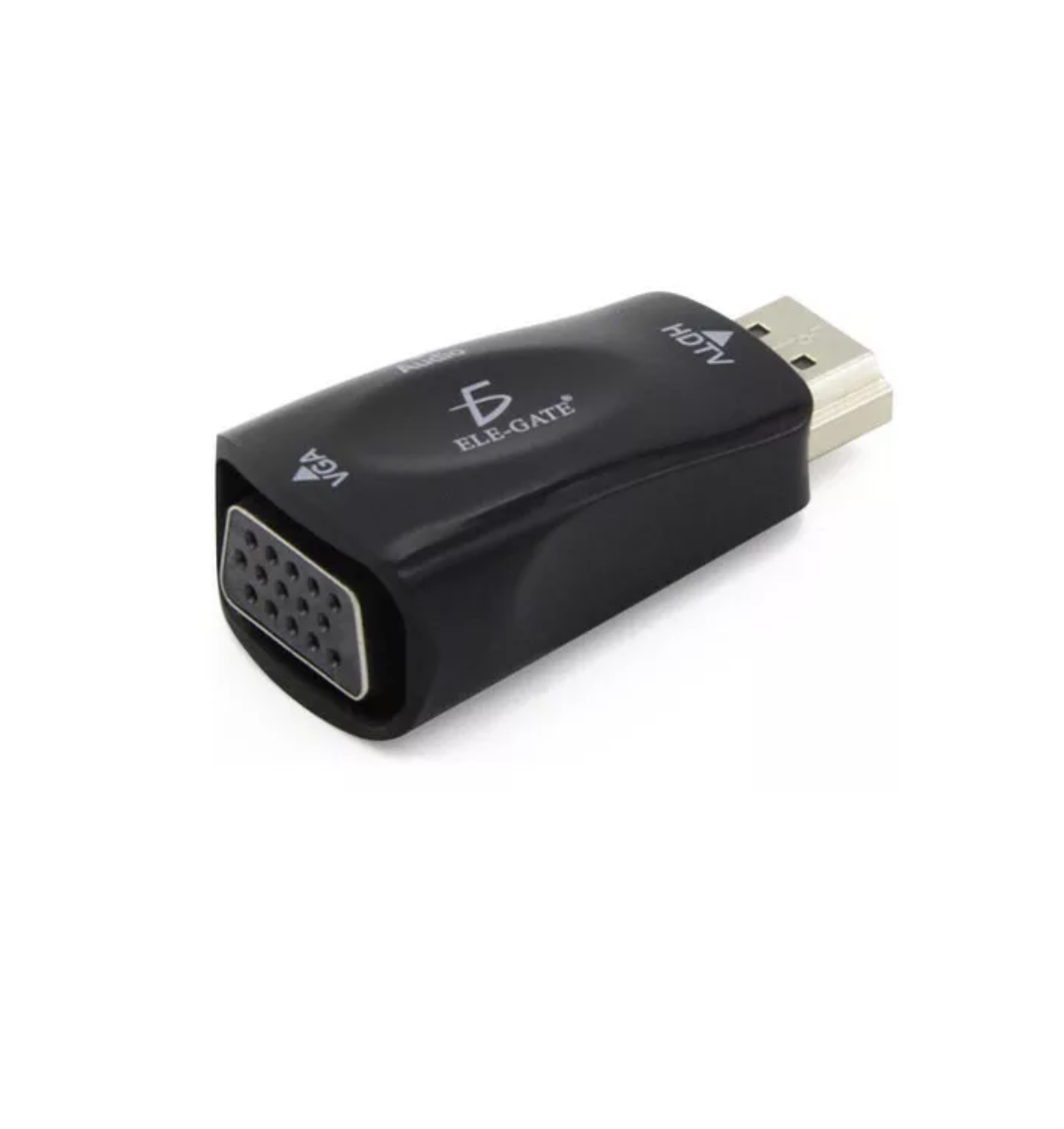 Adaptador Convertidor A Vga Audio 3.5 Negro