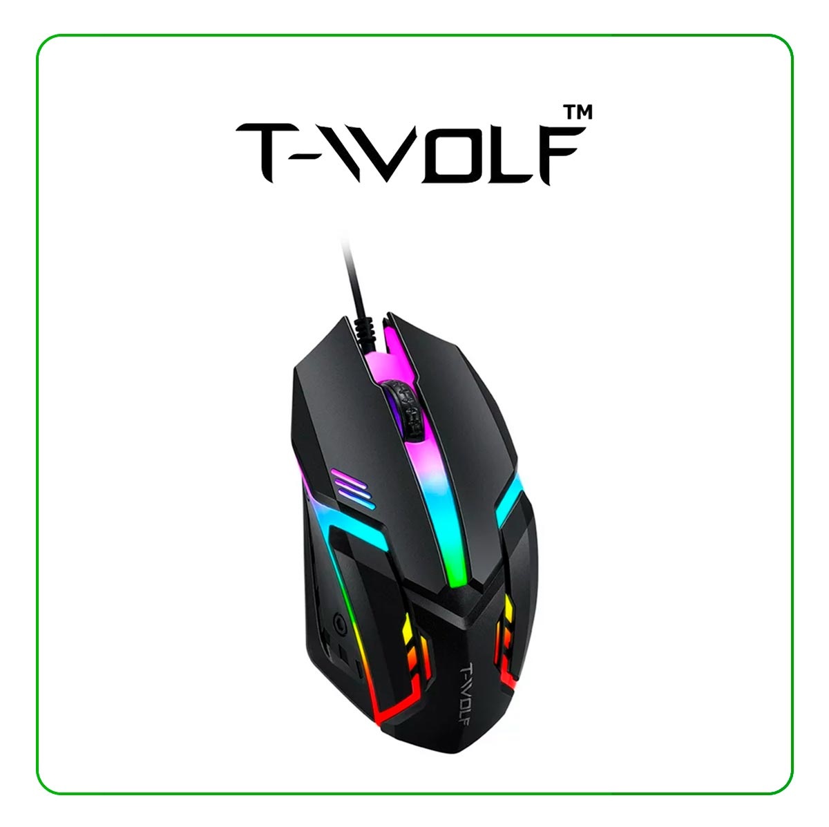 Foto 3 pulgar | T-wolf Gaming Combo Tf200 Teclado + Mouse Retroiluminado