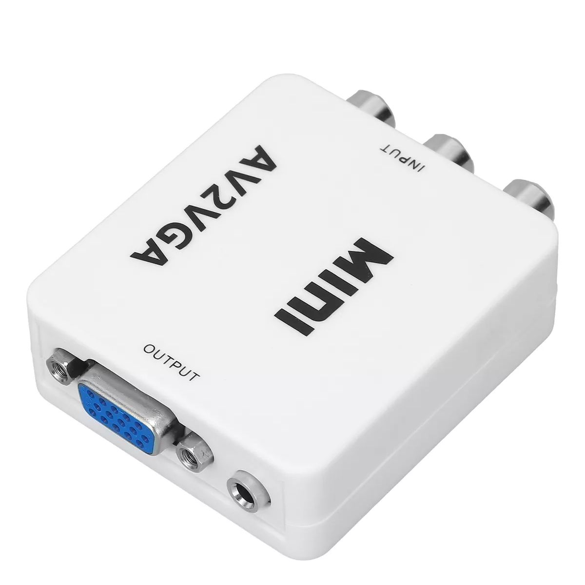 Foto 2 | Adaptador Convertidor de Audio y Video Rca a Vga