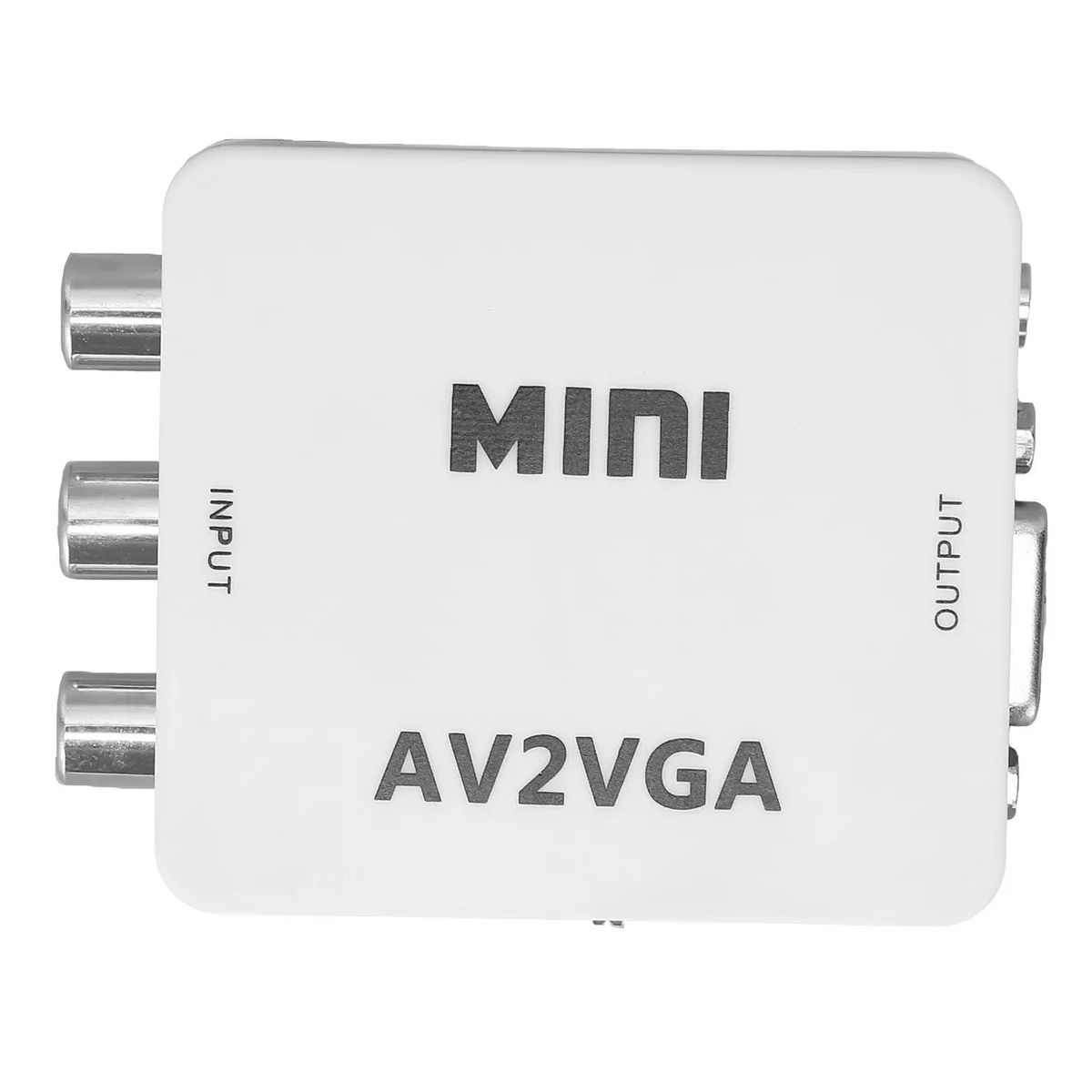 Foto 6 pulgar | Adaptador Convertidor de Audio y Video Rca a Vga