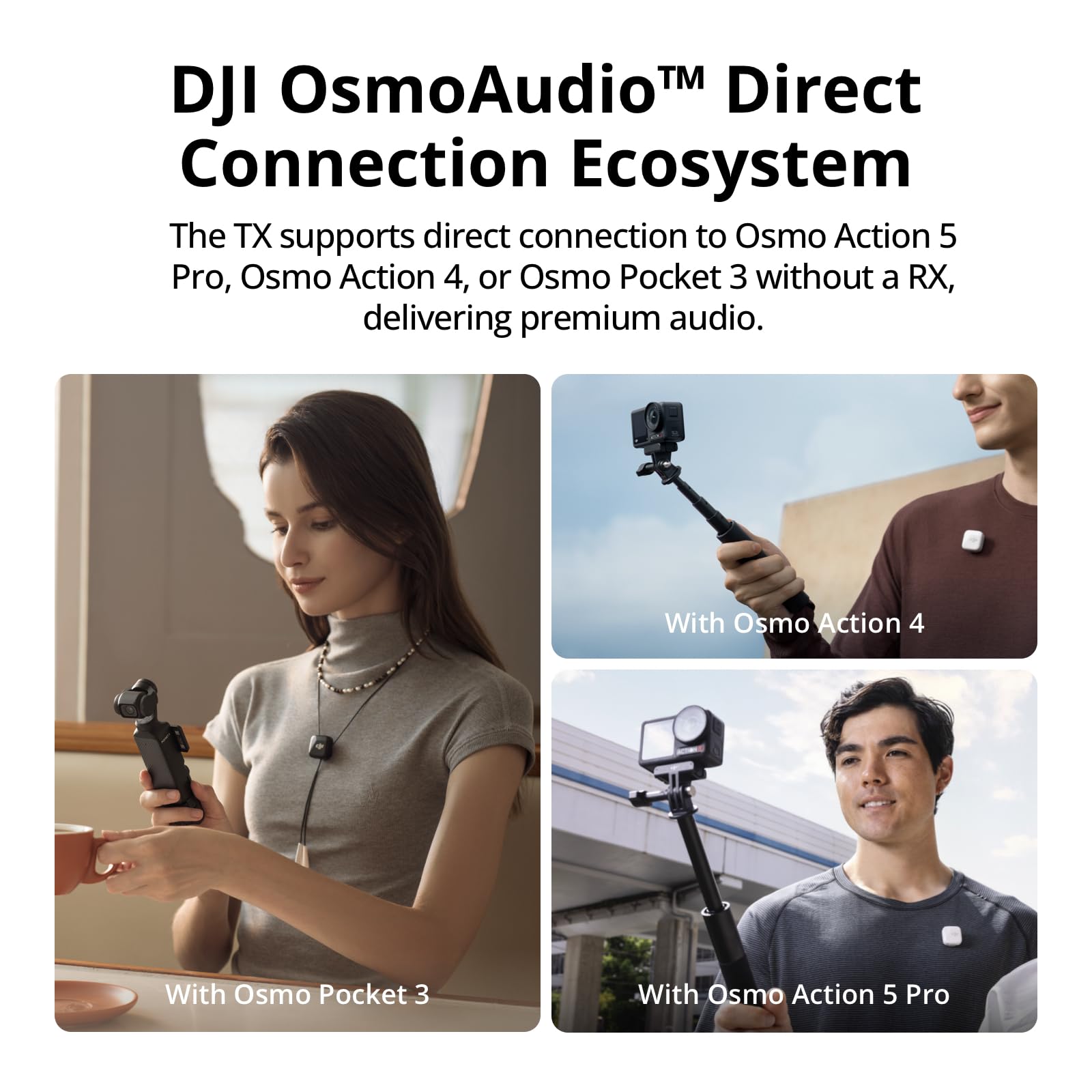 Foto 5 | Micrófono Inalámbrico Dji Mic Mini Transmitter Arctic White - Venta Internacional.