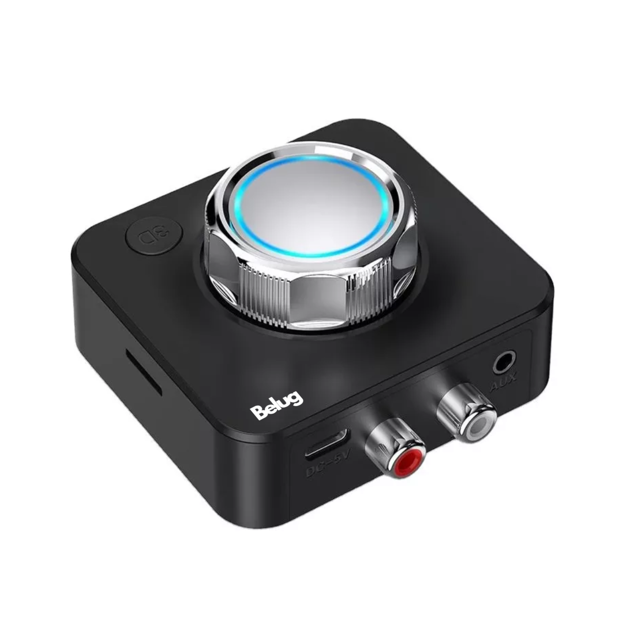 Foto 1 | Receptor Bluetooth Belug 5.0 3d Para Auto Con Toma Aux De 3.5mm Negro